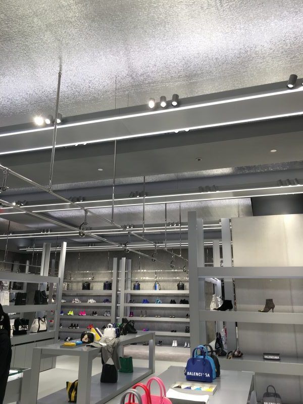 balenciaga Shanghai store aluthermo insulation ceiling design e