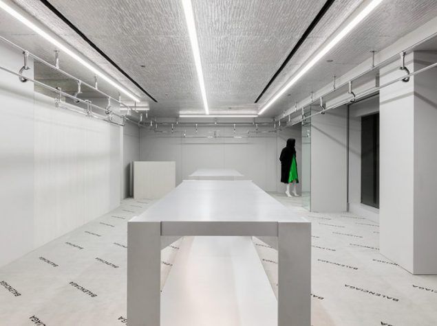 balenciaga madison new york store aluthermo insulation ceiling design e x