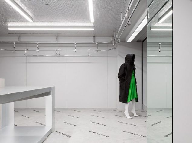 balenciaga madison new york store aluthermo insulation ceiling design e x
