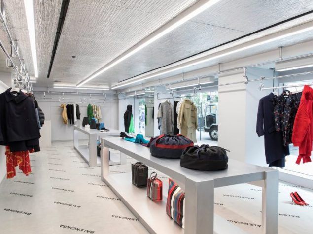 balenciaga madison new york store aluthermo insulation ceiling design e x