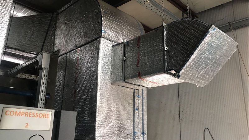 Insulation of a ventilation system with Alutermo Quattro 4 e1507904796650