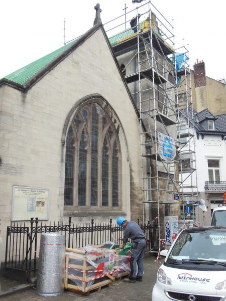 Renovation de la toiture dune eglise en Aluthermo Quattro 7 e1479392965369