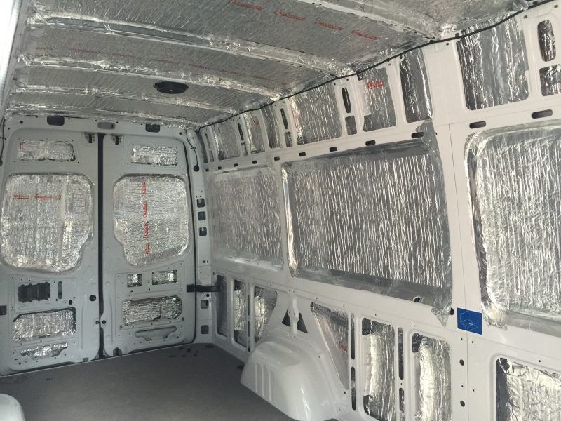 van insulated with Aluthermo 3 e1479393374212